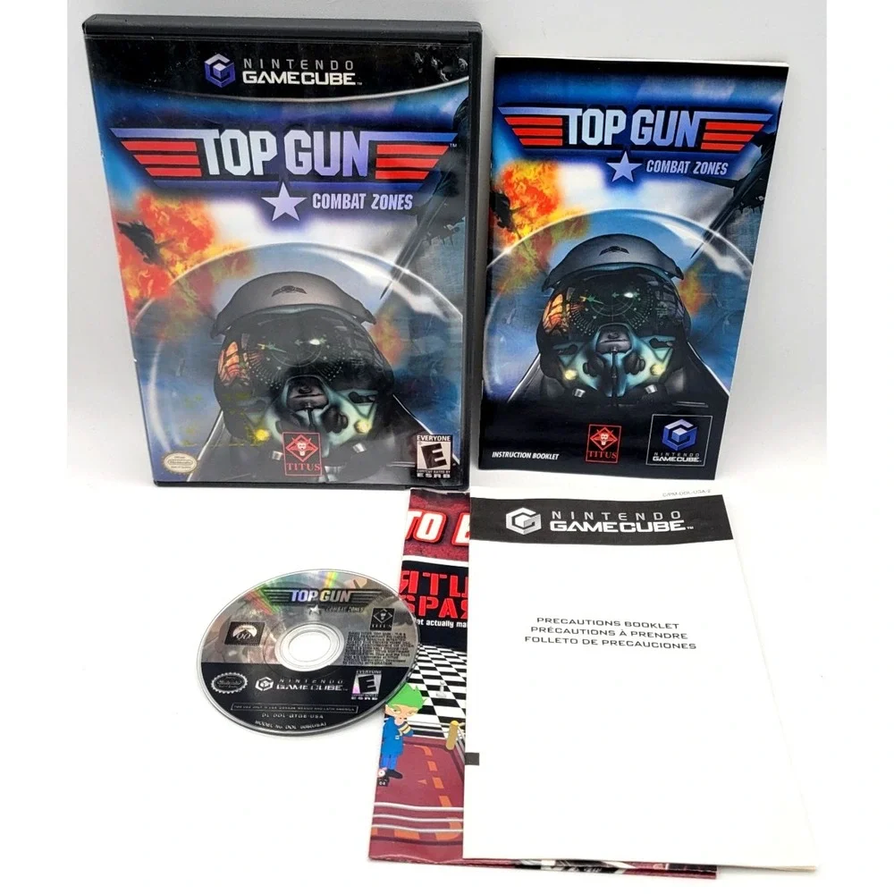 Top Gun: Combat Zones (Nintendo GameCube) CIB‎ COMPLETE IN BOX